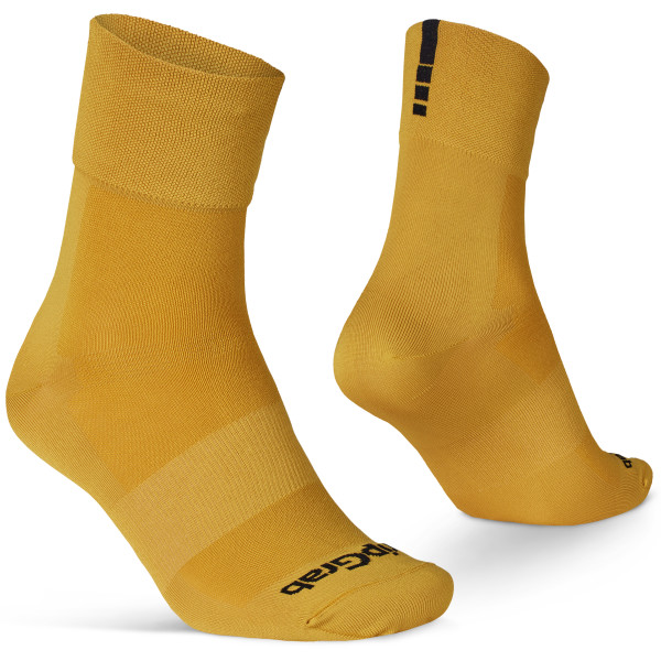 GripGrab Lightweight Regular Cut sommerstrømper mustard gul