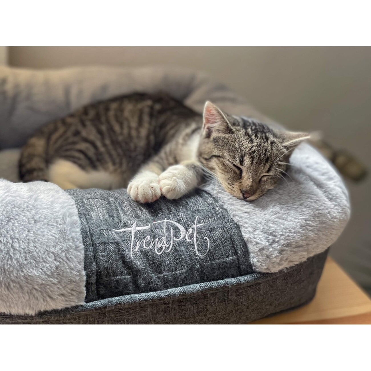 TrendPet LunaLounge Hundebett grau XS