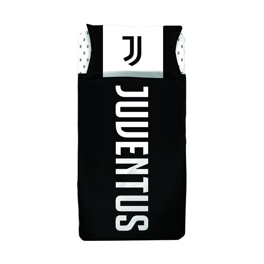 Juventus Ensemble de Literie - Noir/Blanc