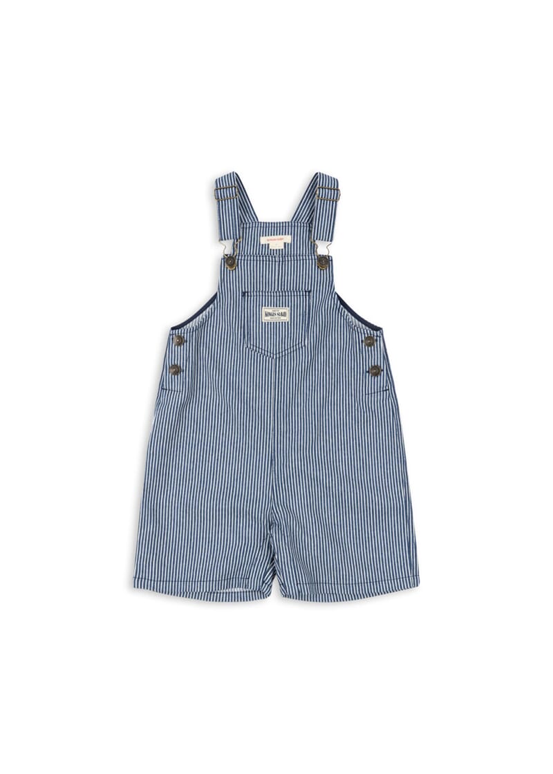 Luc Overalls  blue stripe - Konges Sløjd - Rumpetroll