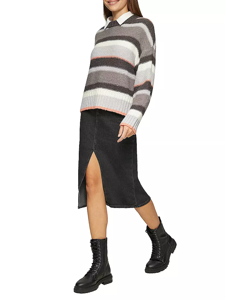 S.OLIVER Jeansrock  schwarz