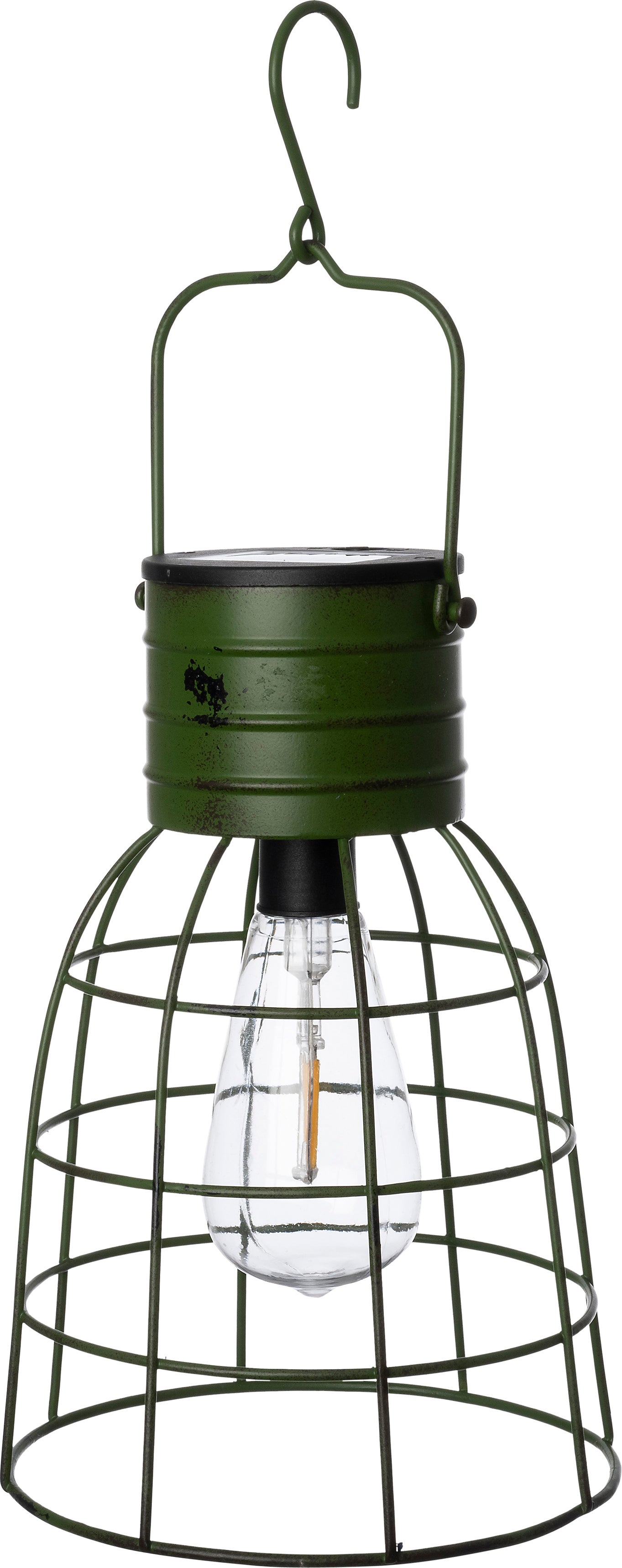 Intratuin solar lantaarn Nuuk groen D 17 H 25,5 cm