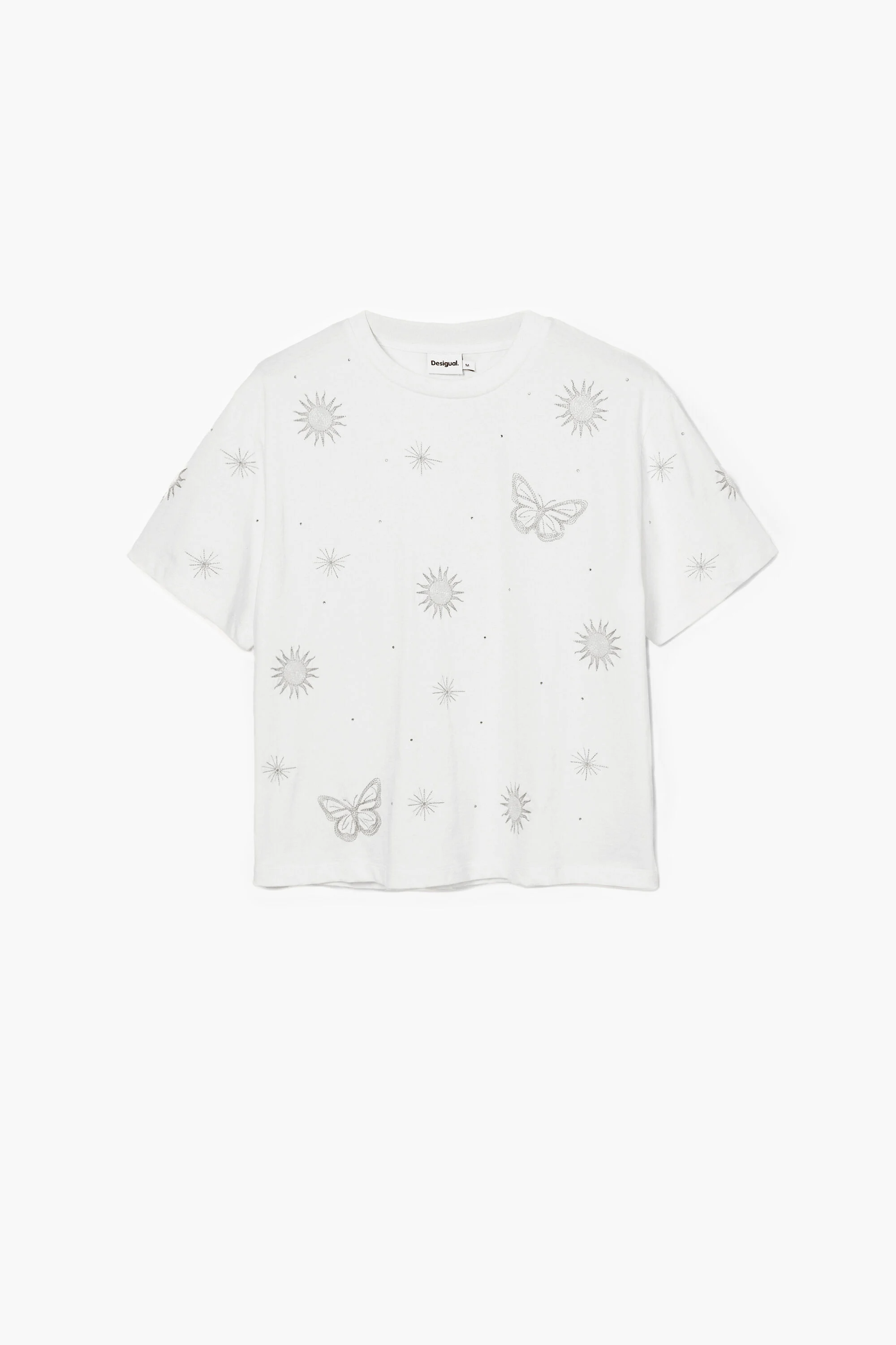 Camiseta com estampa de borboleta