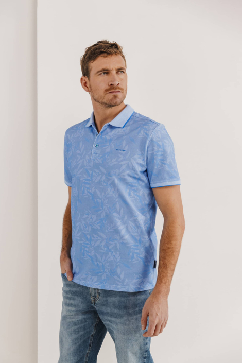 State of Art blauwe heren polo