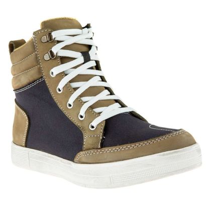 Baskets Helstons OSAKA - Bleu / Marron