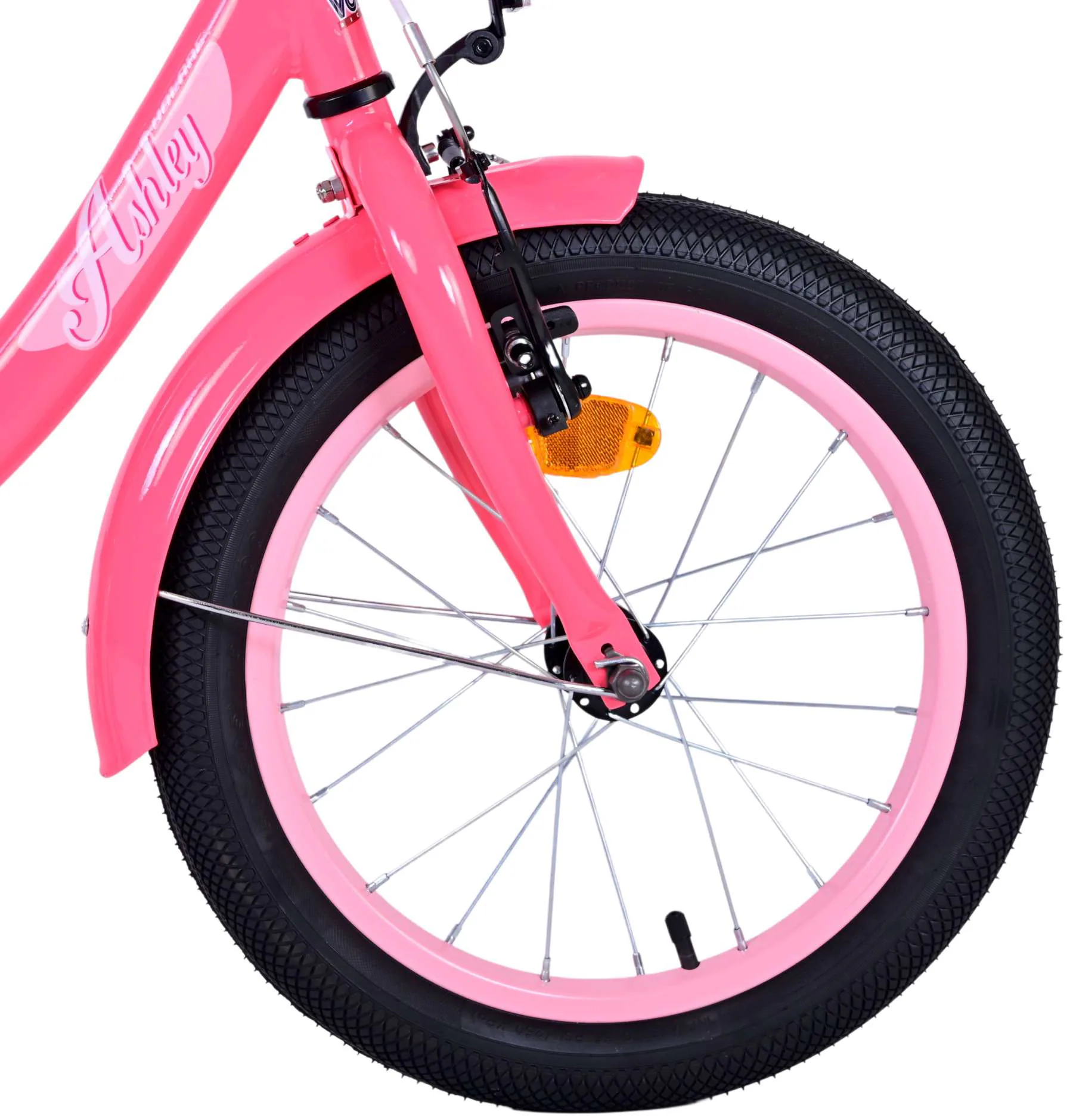 TPFSports Ashley Kinderfahrrad - Mädchen - 16 Zoll - Rücktritt + Handbremse - Rosa