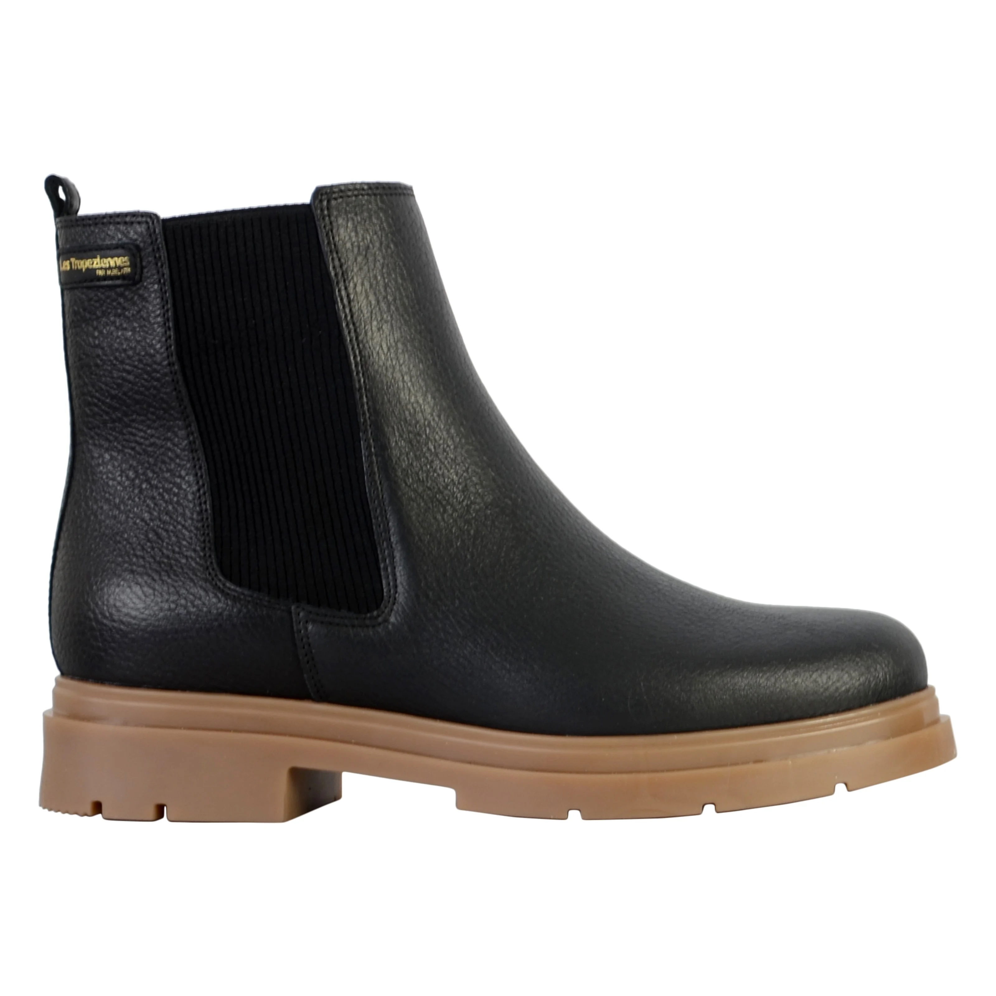 Bottines en cuir Selma | Noir