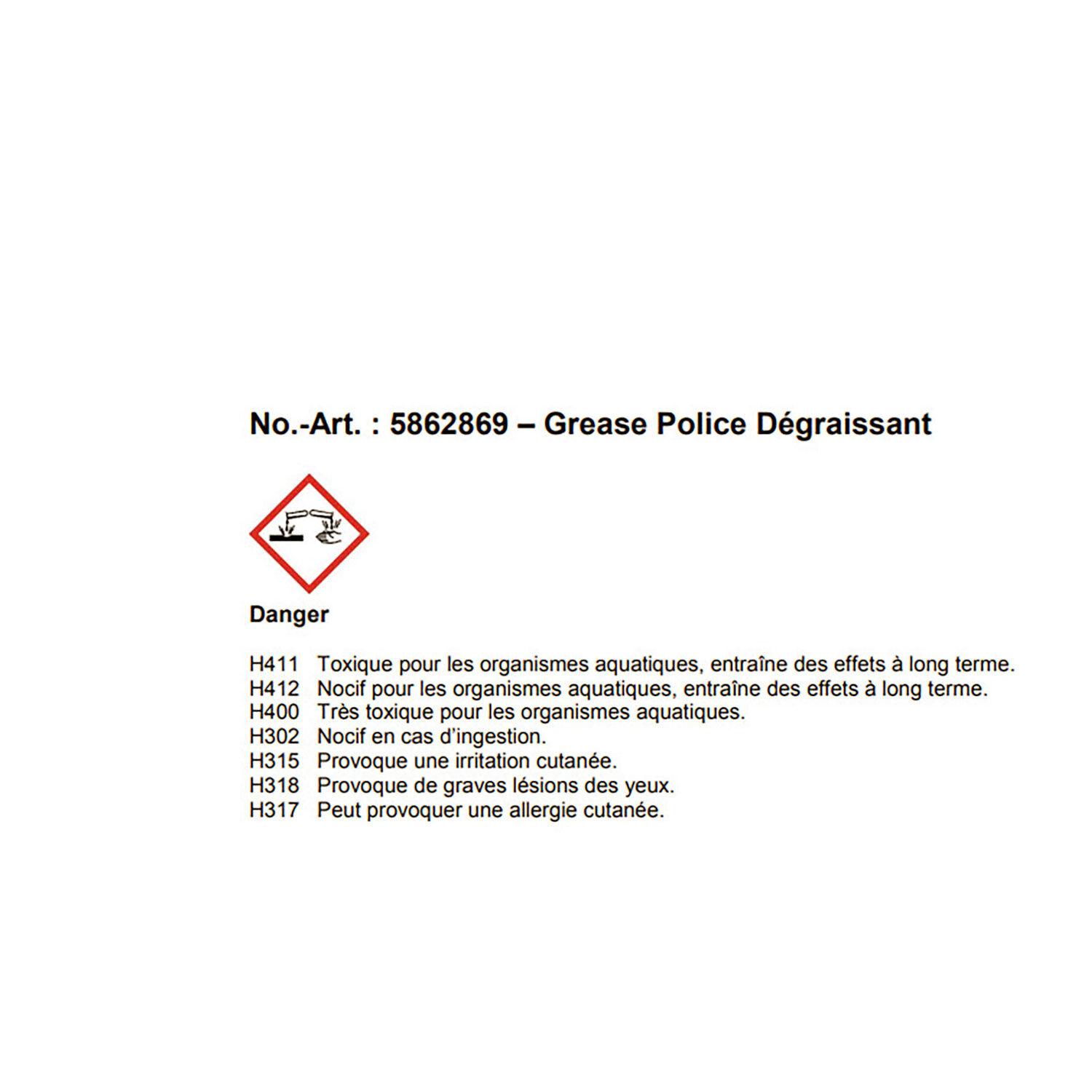 Grease Police Fettlöser
