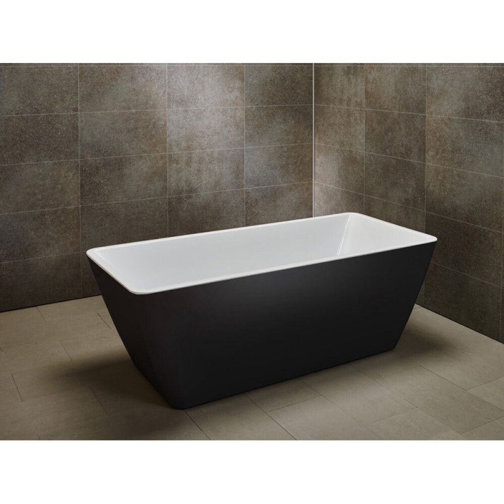 BADEKAR FRITTSTÅENDE CAMARGUE MARSTRAND SVART 170X75CM