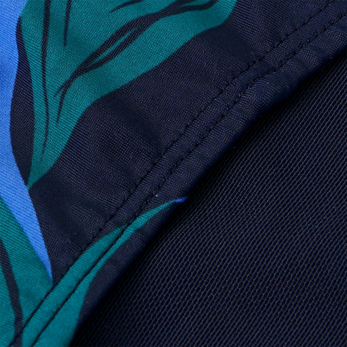 Gina Benotti Damen Shape-Tankinioberteil mit Palmenblätter nachtblau / grün / blau