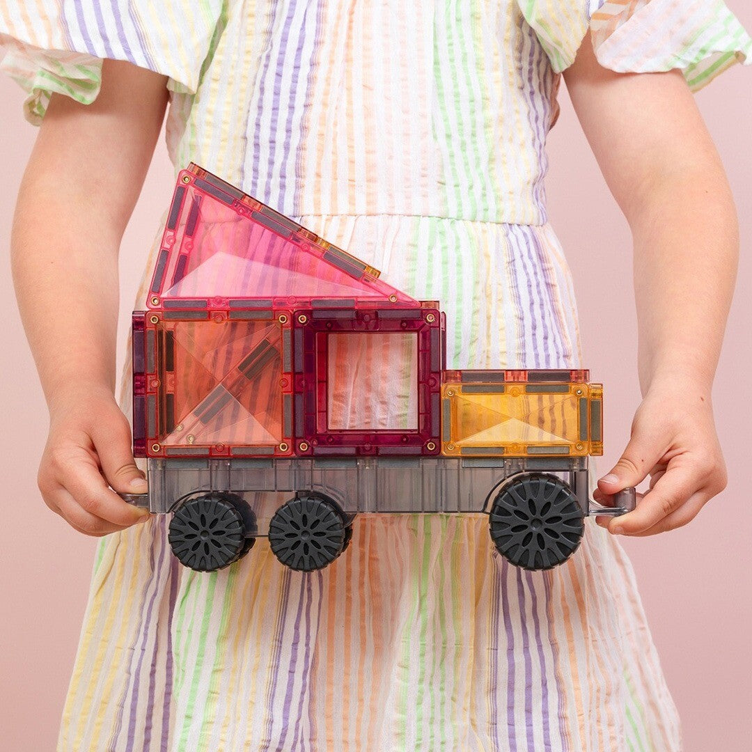 Connetix magnetische tegels transport - pastel
