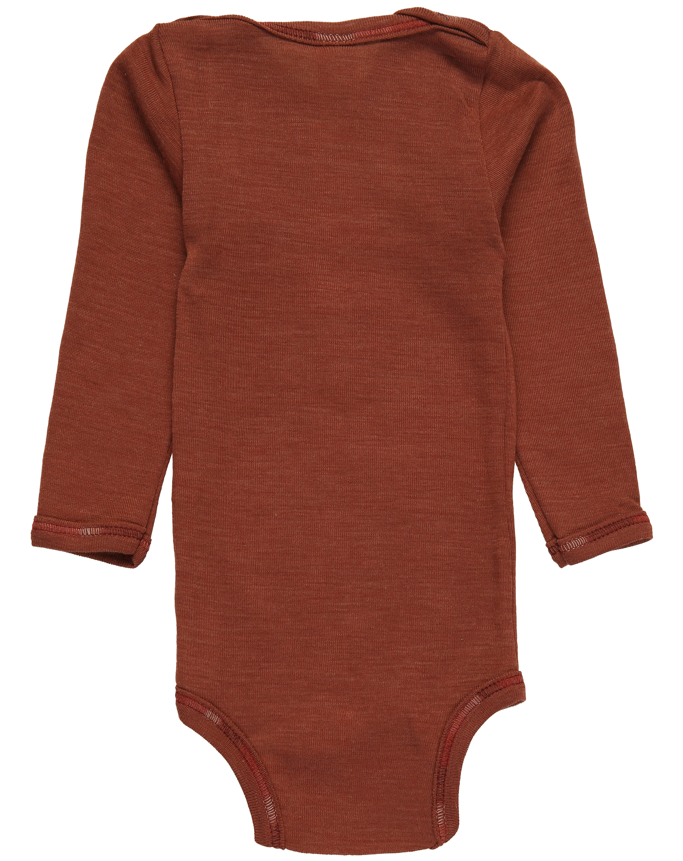 Langarm-Body COSY BASICS mit Seide in kupfer