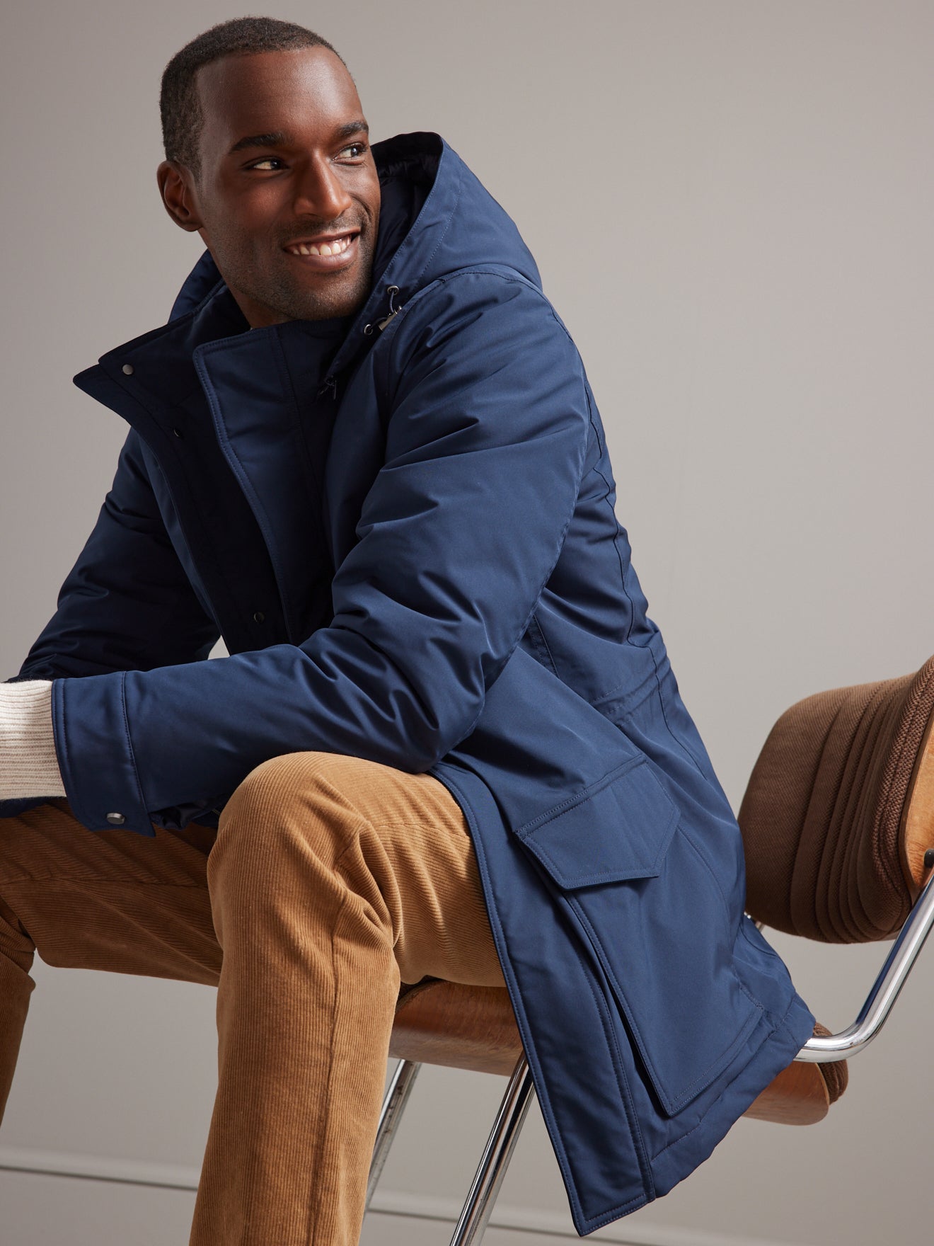 Parka courte city homme