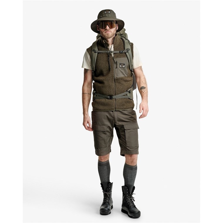 Lundhags Flok Wool Ms Pile Vest Olive