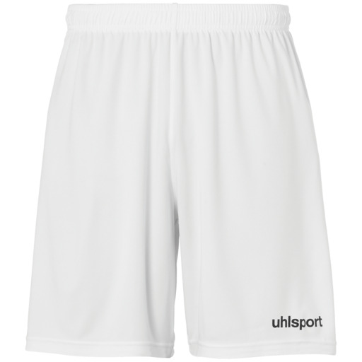 Calções básicos sem forro, brancos, da Uhlsport