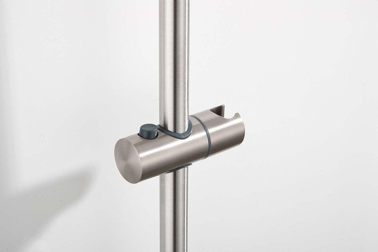 Saniclear Exclusive doucheset met thermostatische kraan, handdouche en glijstang RVS