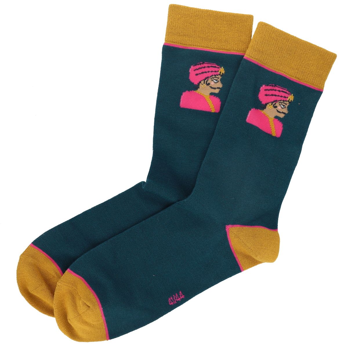 Coffret duo de chaussettes adulte - Mariage Indien .