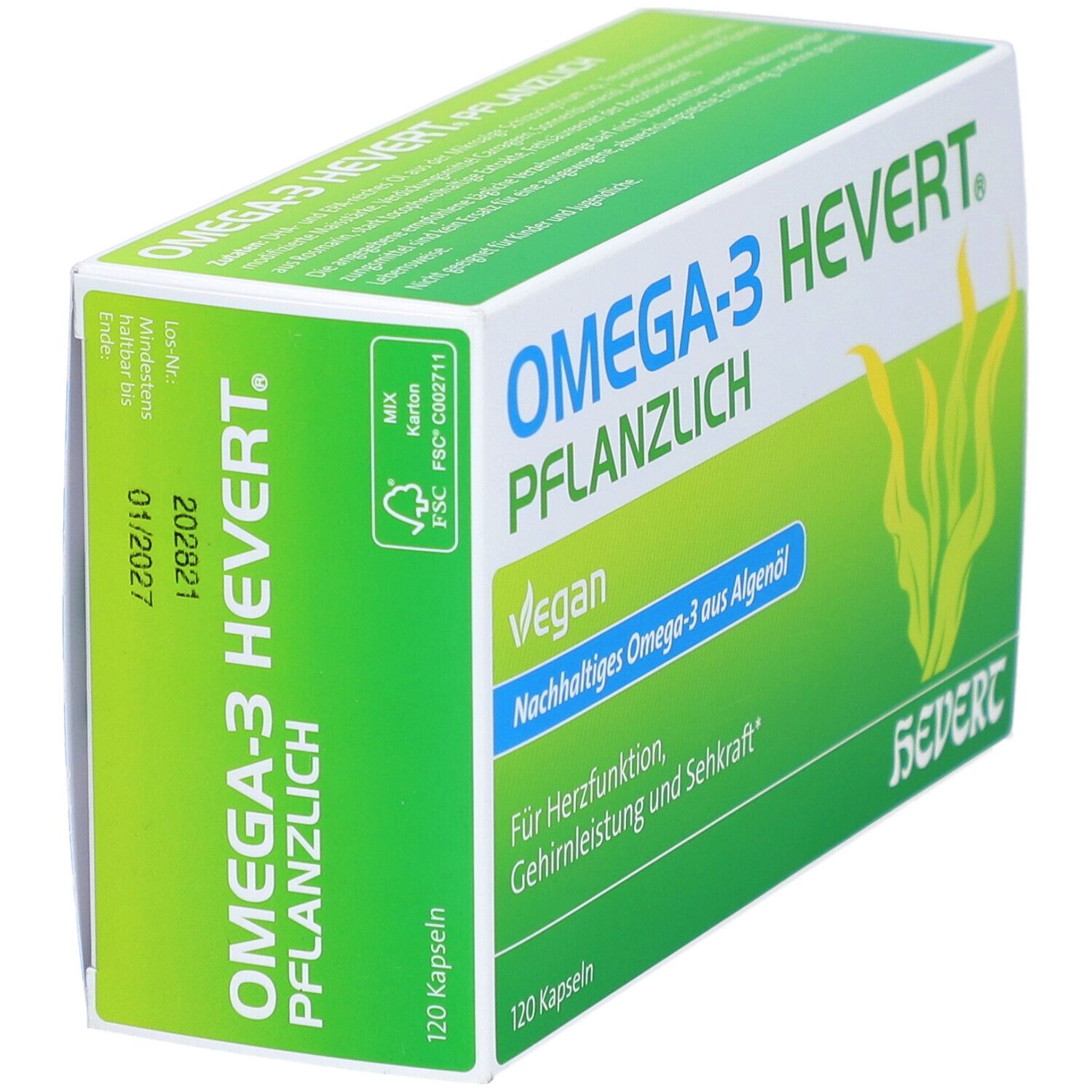 OMEGA-3 HEVERT pflanzlich Weichkapseln
