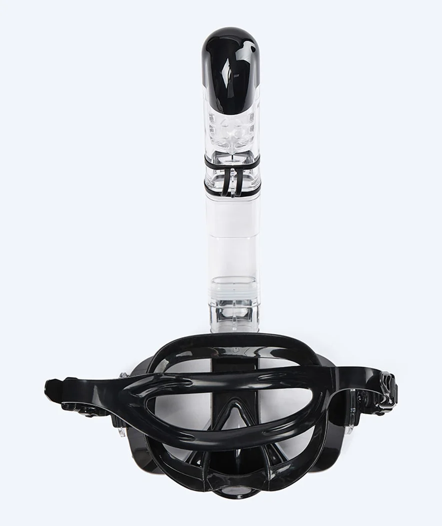 Watery snorkelsæt til voksne - Pike/Pearl - Sort