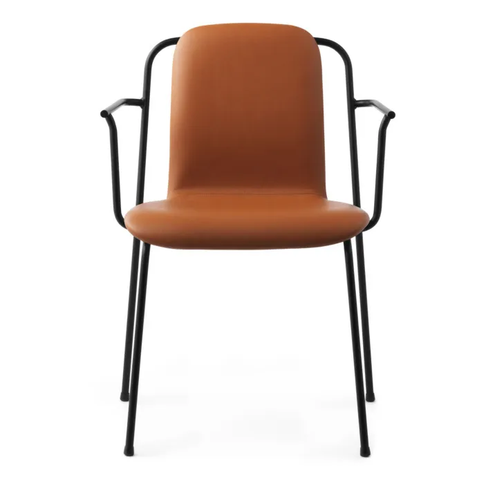 Normann Copenhagen Chaise Studio avec accoudoirs | Brun