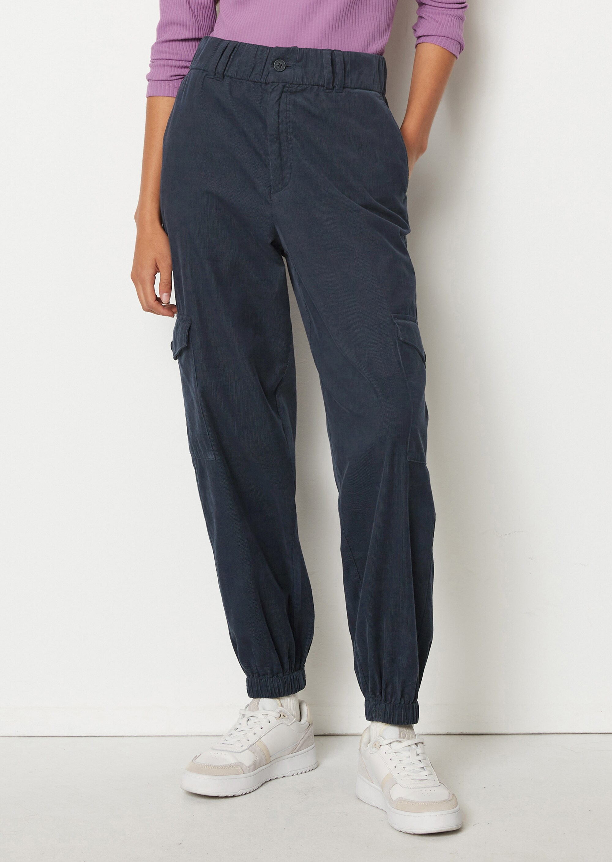 Cargo-Joggpants looseaus softem Babycord