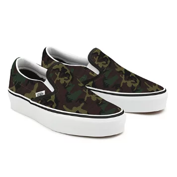 Camo Slip-On Platform personalizzate