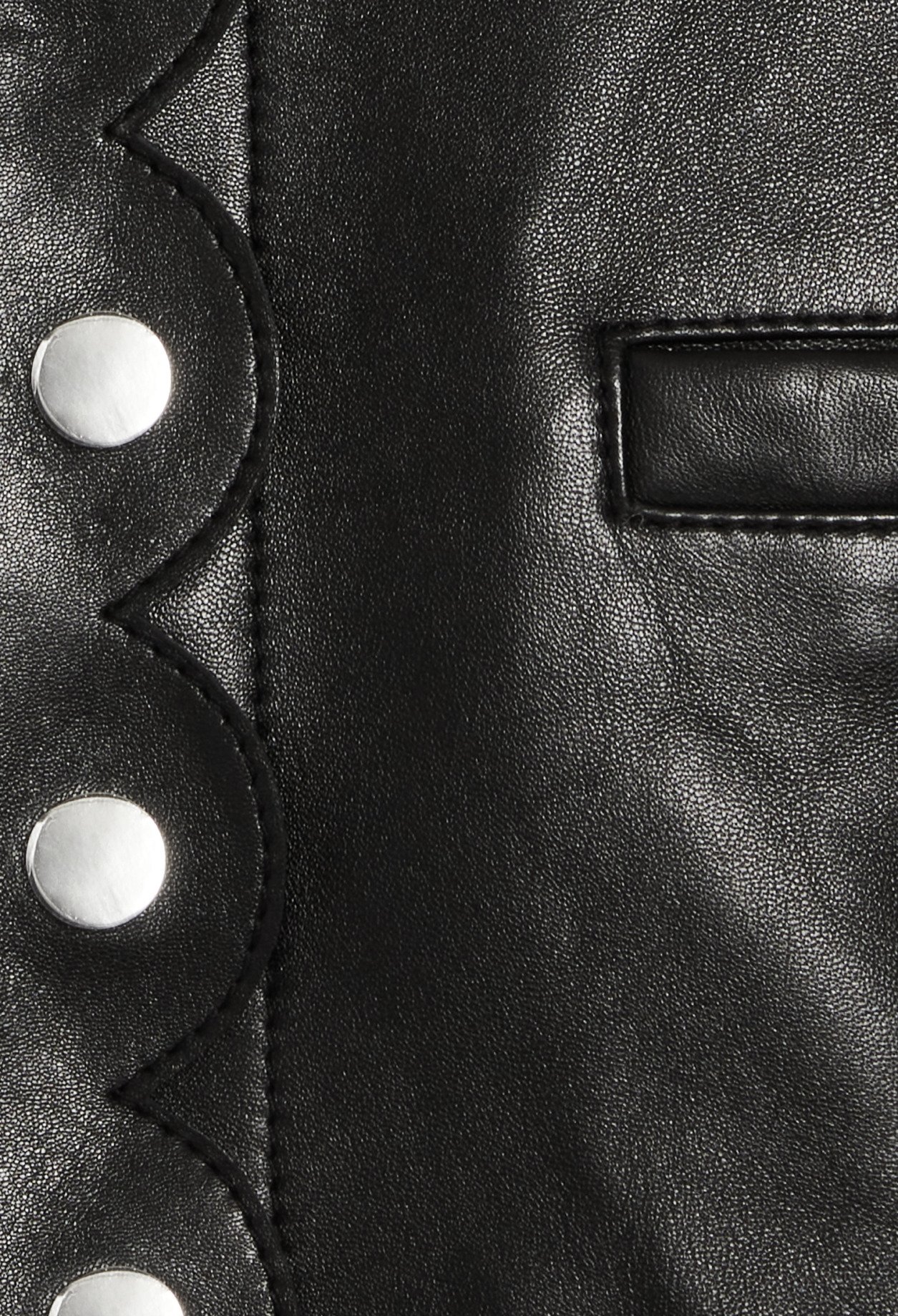 Blouson cuir lisse