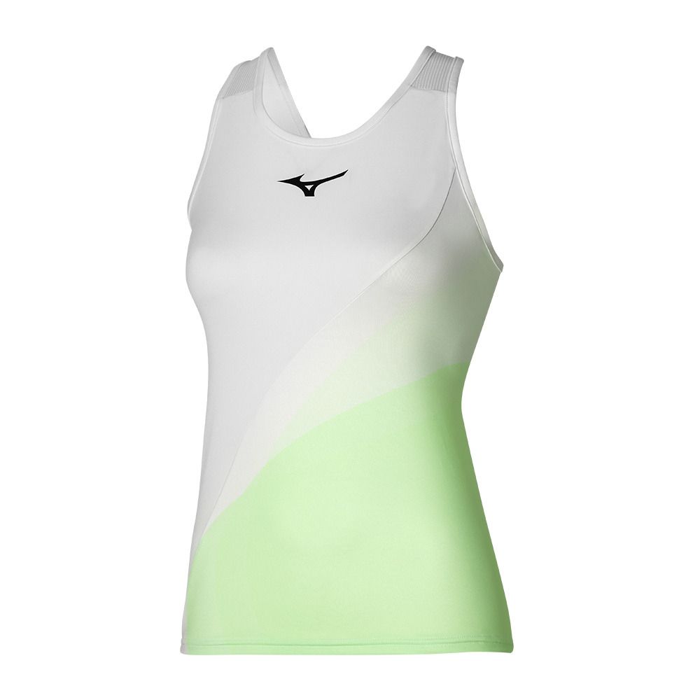 Mizuno RELEASE PRINTED - Débardeur Femme white