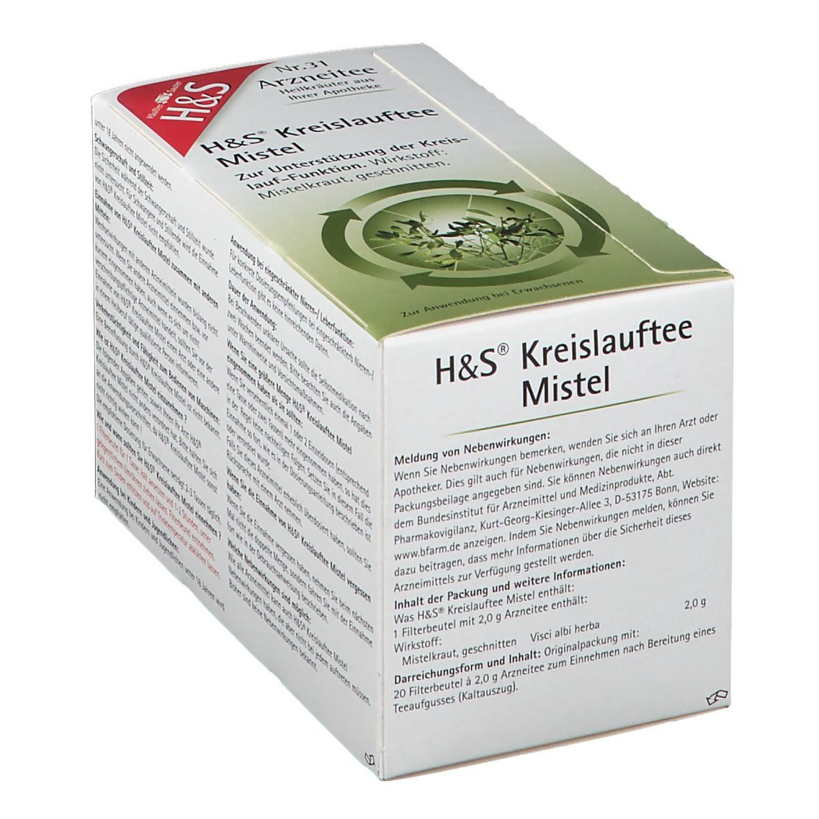 H&S Kreislauftee Mistel Nr. 31