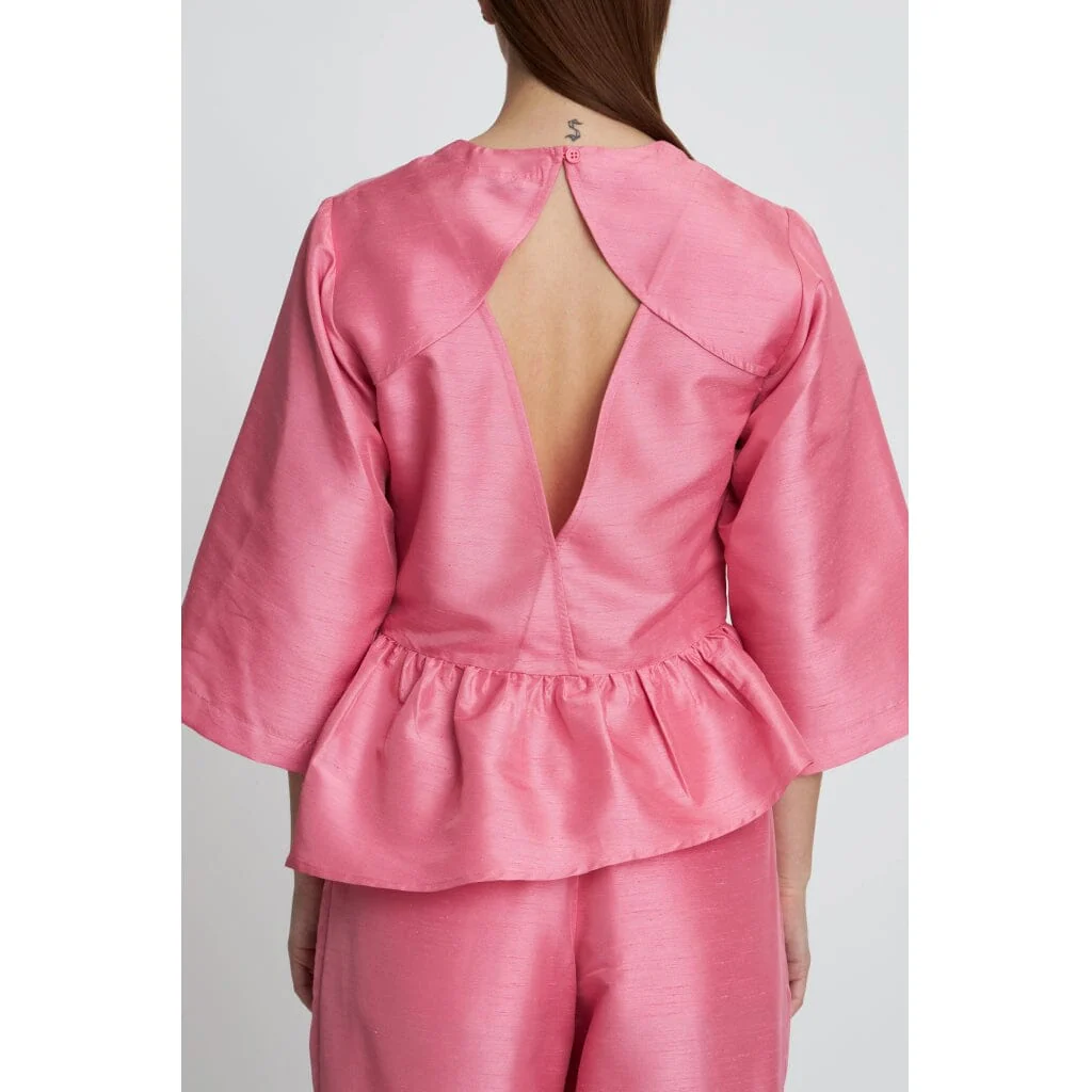 Stella Nova Crispy Peplum Blouse