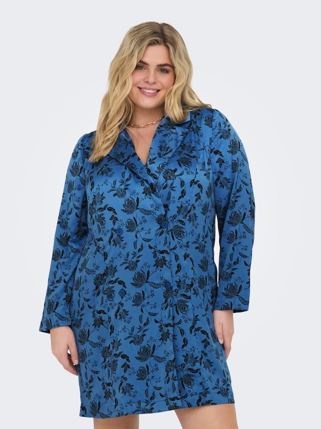 CARINGVILD Kurzes Kleid Grapemist
