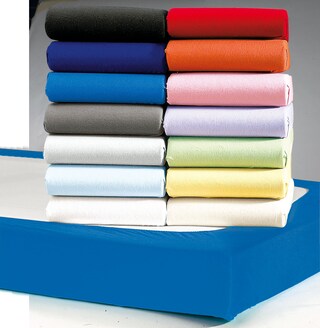 Vario Jersey-Spannbetttuch 140-160 x 200 cm pfirsich