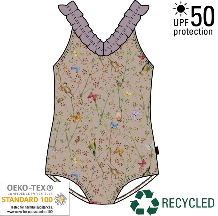 Swimsuit Recycled AOP badedragt