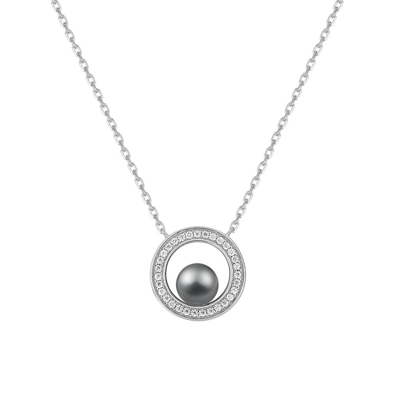 Collier Femme - Oxyde de zirconium - Argent 925 - Longueur : 42 cm