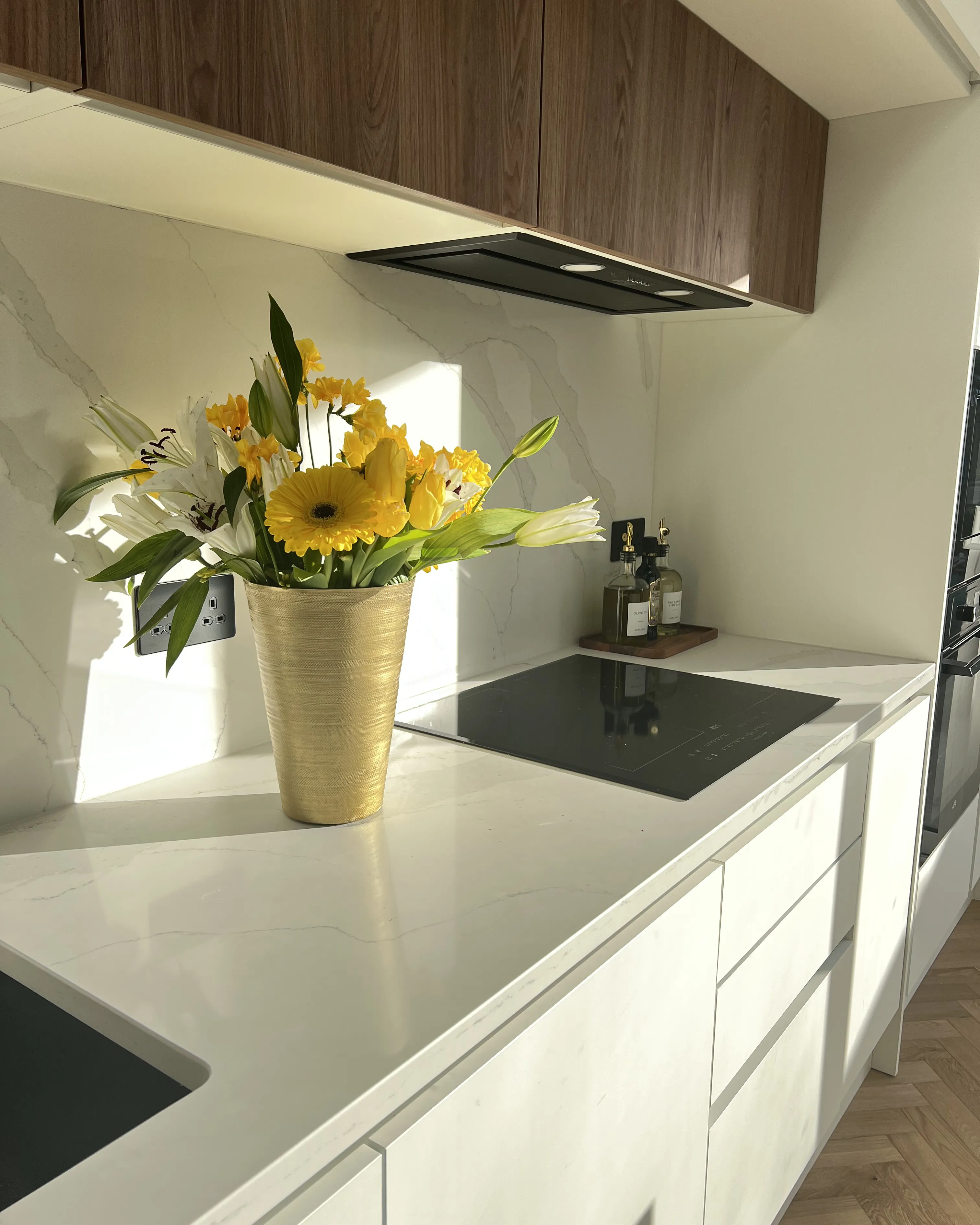 Bloemenvaas AMRIT Metaal 31 cm Goud