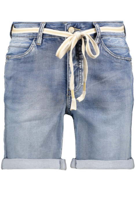 Geisha blauwe dames korte broek
