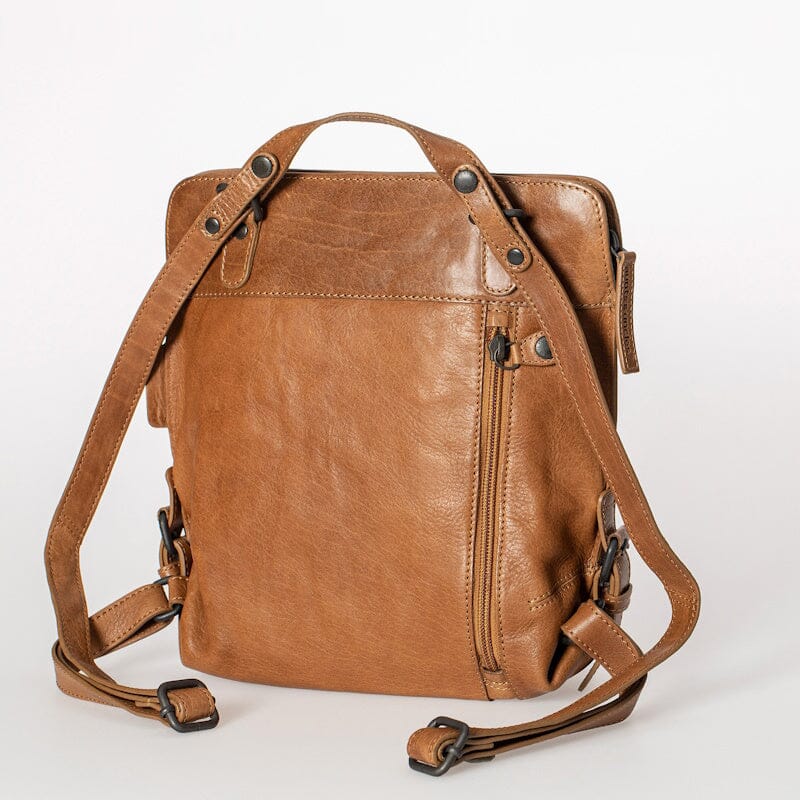 Aunts & Uncles Grandma's Luxury Club Backpack / Shoulderbag Mrs. Crumble Caramel