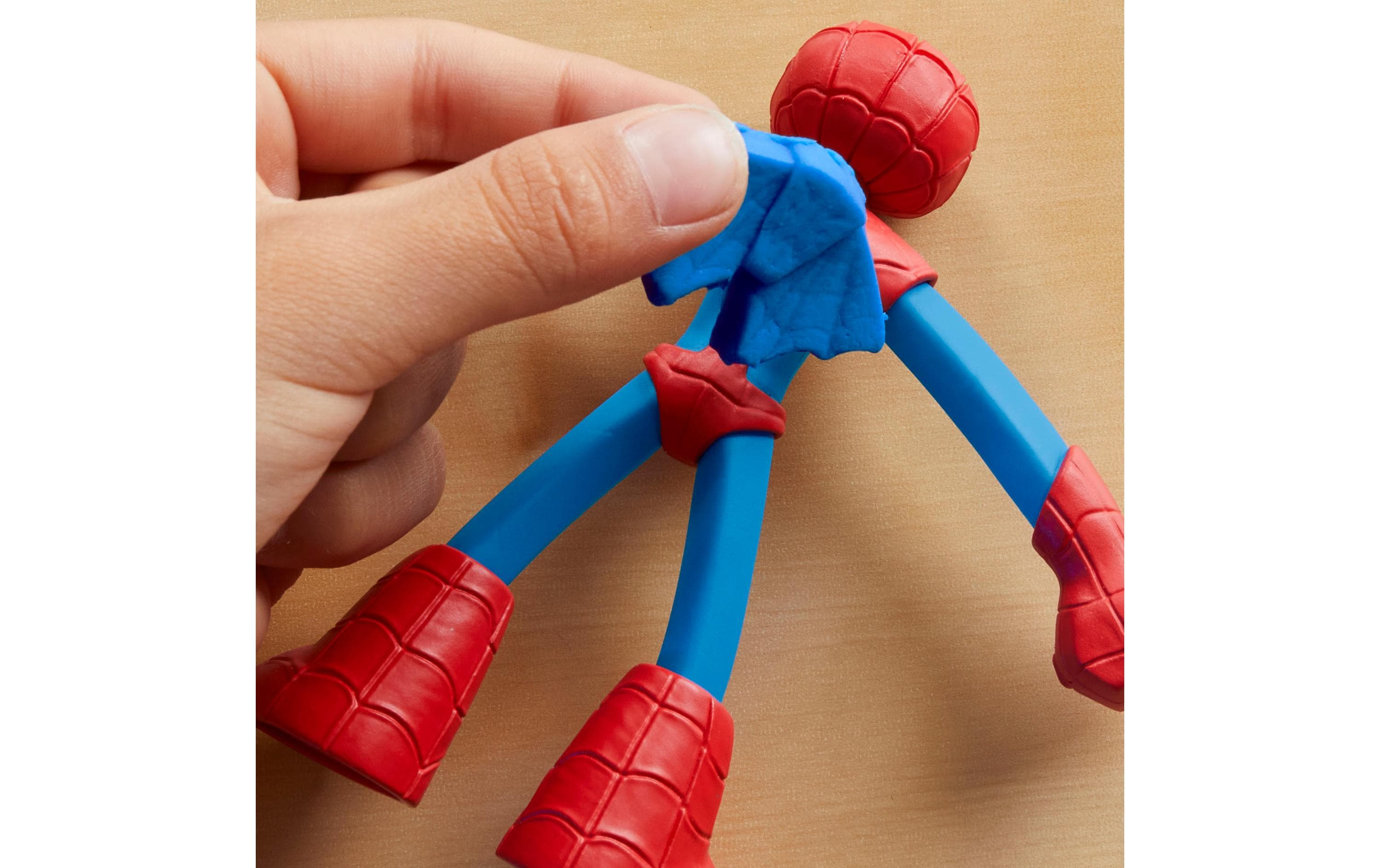 Knetspielzeug Marvel Spider-Man: Knet-NetzeSpielset mit Actionfigur und Knete