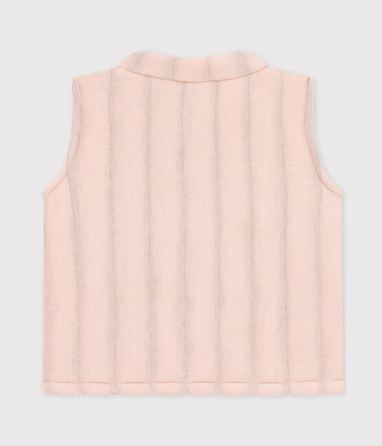 Veste sans manche en tubique matelassé bébé