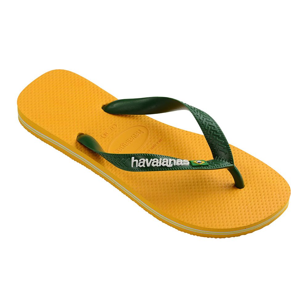 Havaianas BRASIL LOGO - Tongs pop yellow