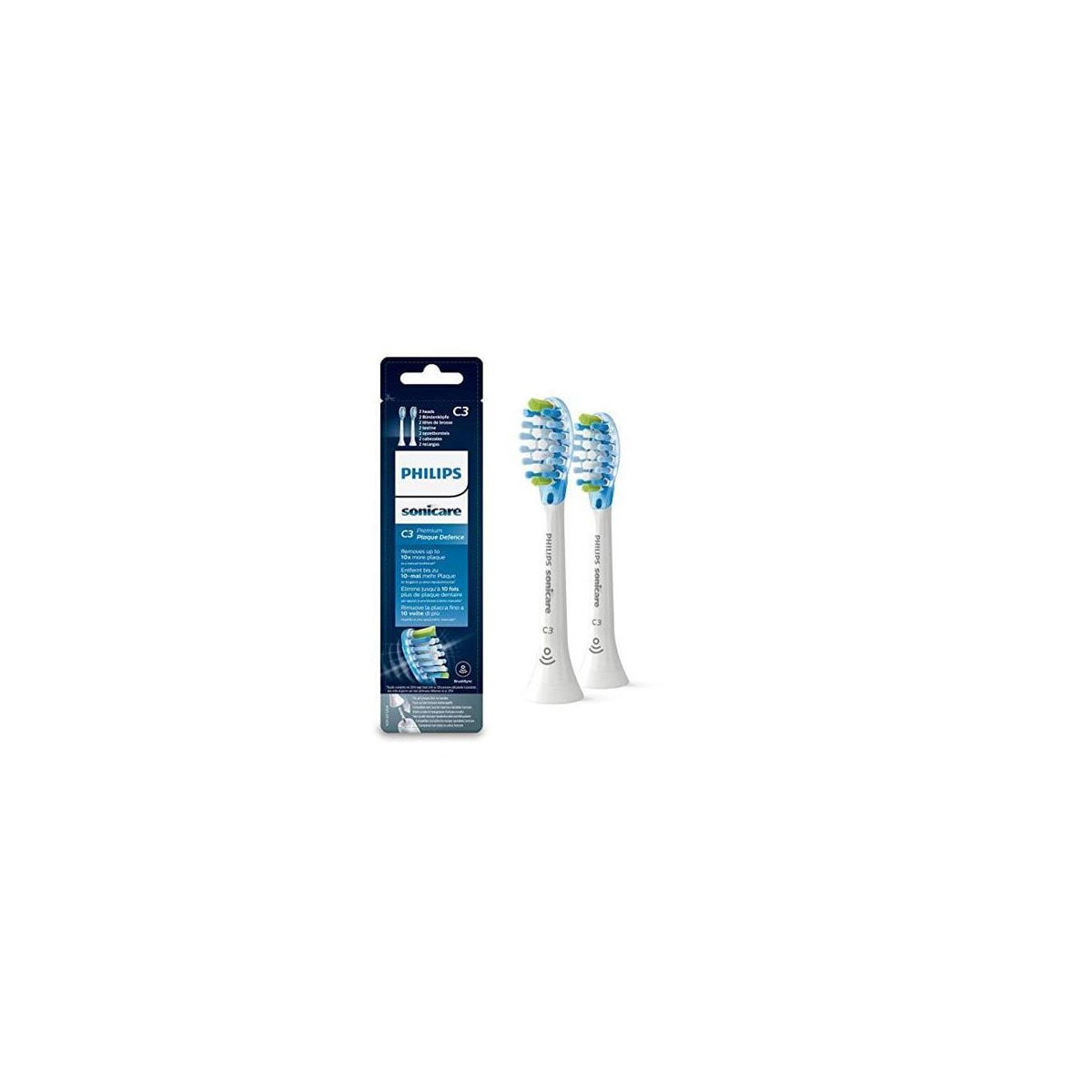 Philips tannbørsteerstatning HX9042/17 Hoder, For voksne, Antall børstehoder inkludert 2, Hvit
