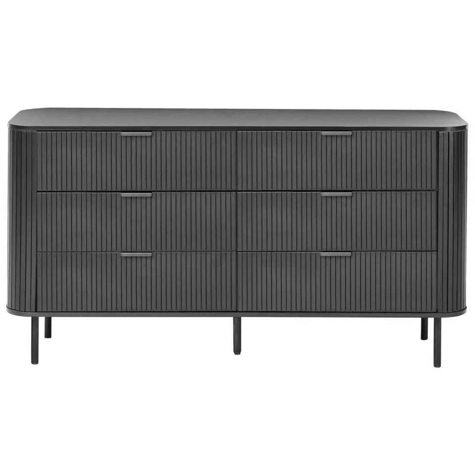 BRADLEY - Ladekast - Zwart - MDF