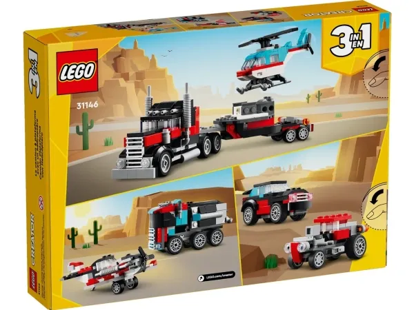 LEGO Creator 31146 Blokvogn med helikopter