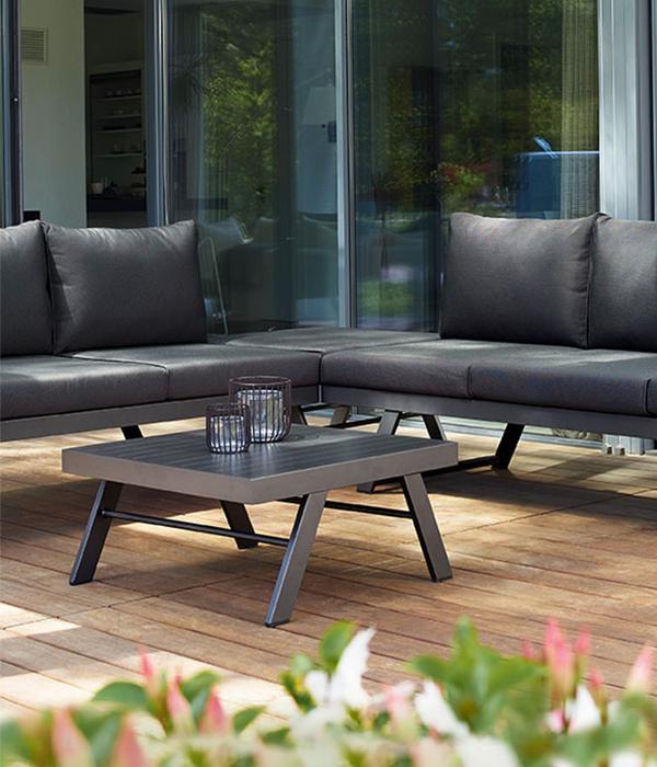 Sieger Auckland Loungetisch/-hocker, ca.