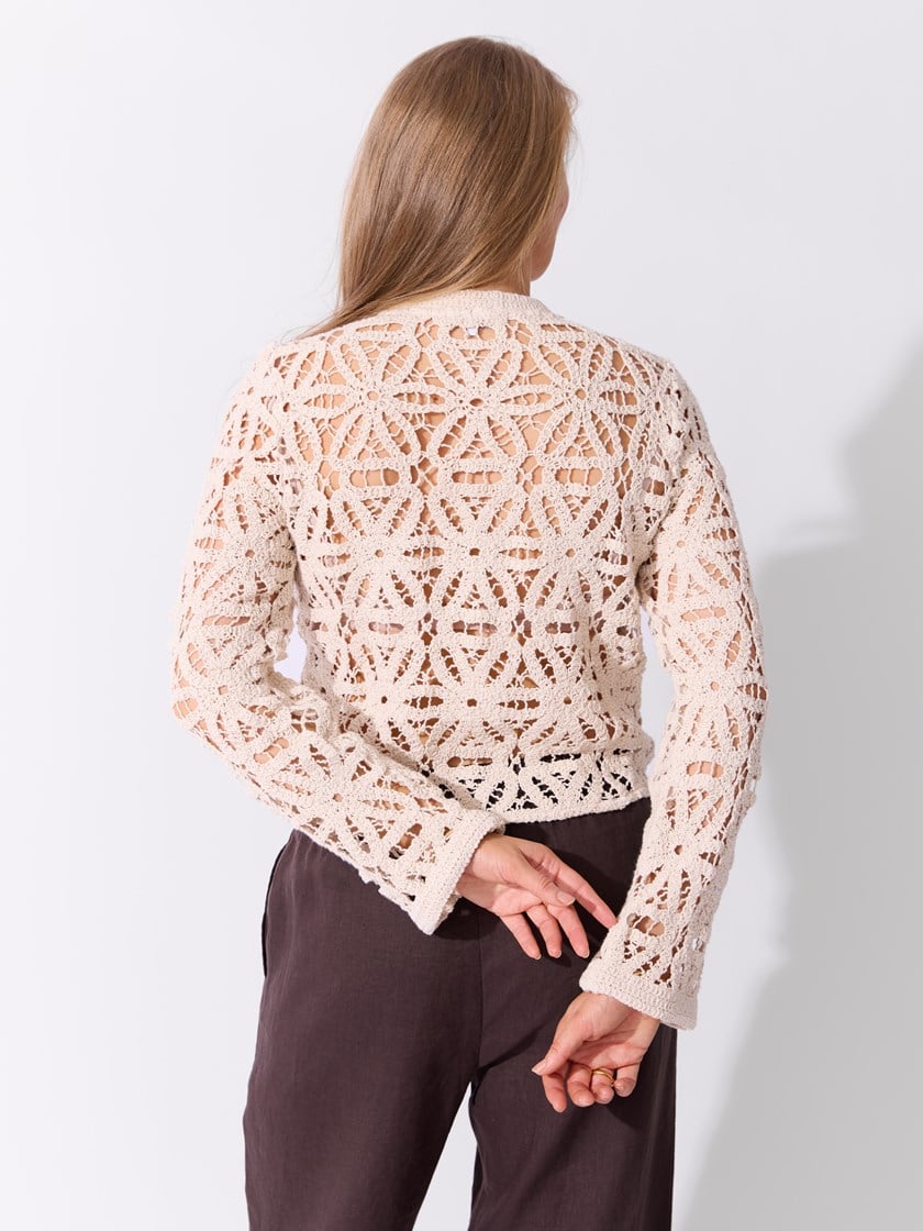 Elysian cardigan Marshmallow