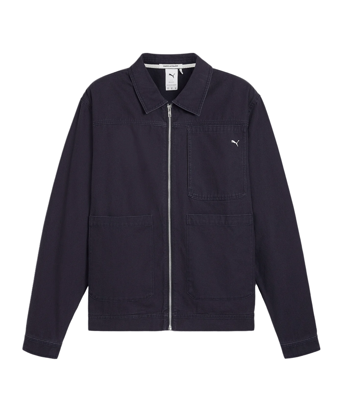 PUMA MMQ Zip T-Shirt Blau F16