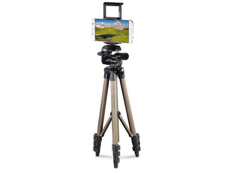 Hama Stativ Smartphone/Tablet 106 - 3D Unkompliziertes, professionelles Stativ für Smartphones und Tablets