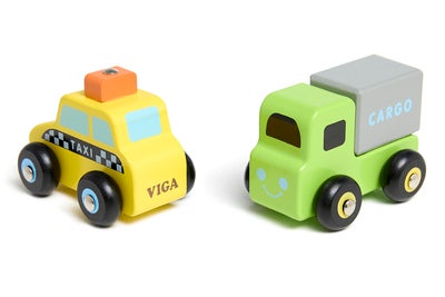 VIGA Mini Kjøretøysett 6 Stk