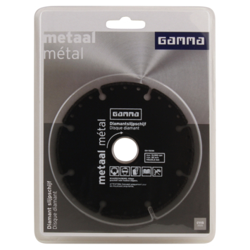 GAMMA diamantslijpschijf aluminium / metaal 115mm