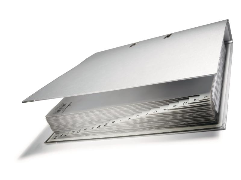 DURABLE Register A4 A-Z, Grau Register, 20-teilig